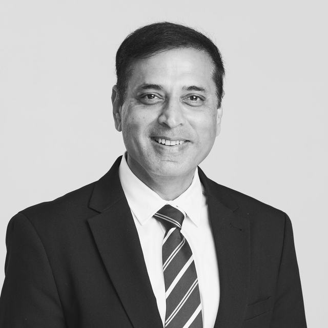 Vijay Pradhan_headshot_b&w